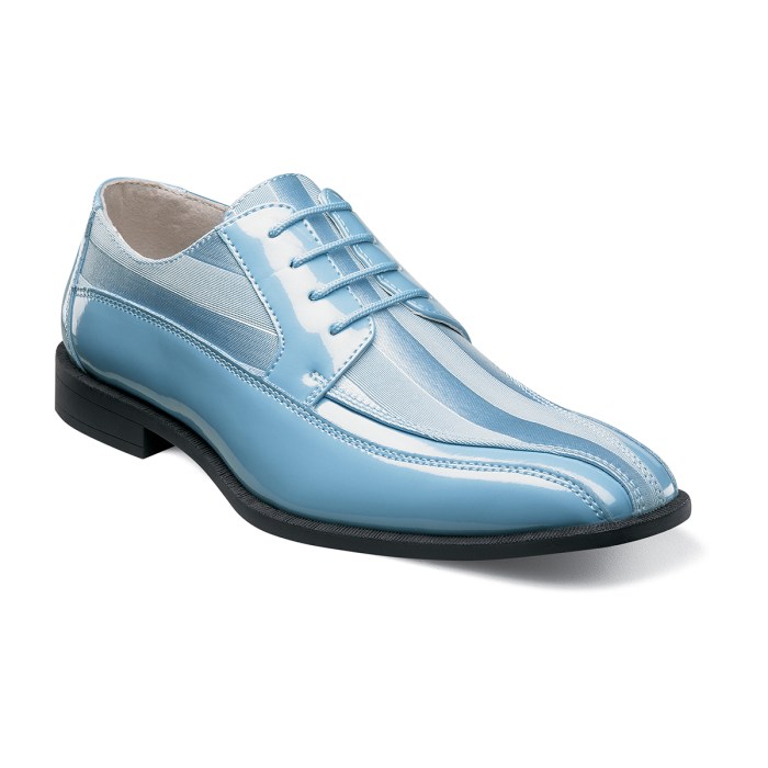 Mens dress shoes with blue laces