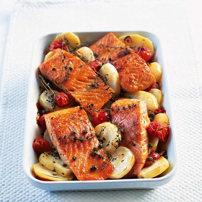 How to cook salmon mediterranean style