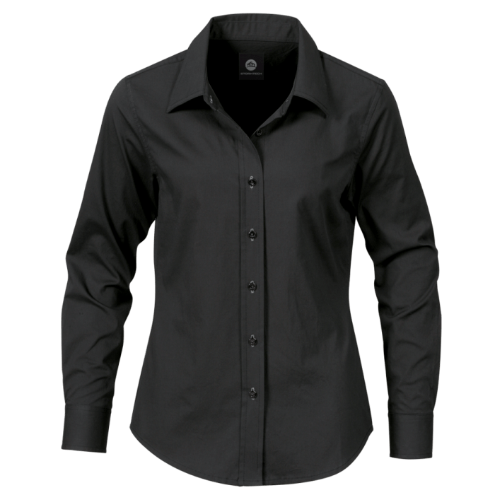 Black dress shirts for women