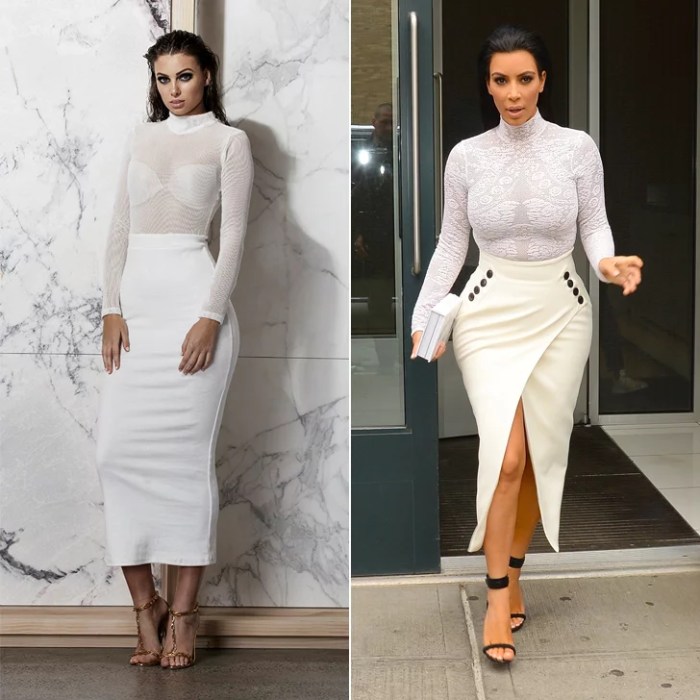 How to dress like kim kardashian style