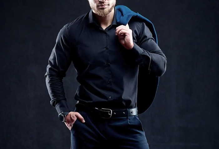 Black dress shirt men's nearby