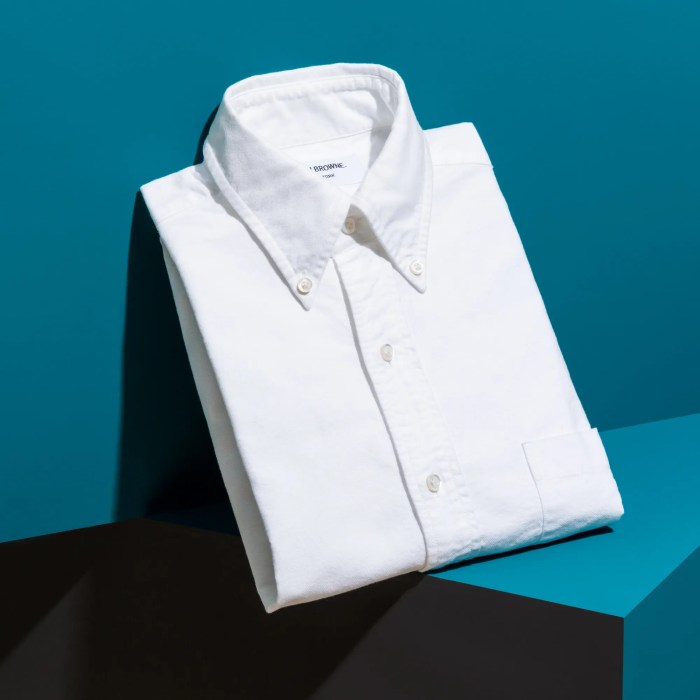 Concise and Clear White Button Up Mens Dress Shirt for a Stylish Look