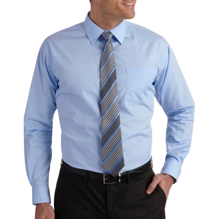 Mens dress shirt and tie set