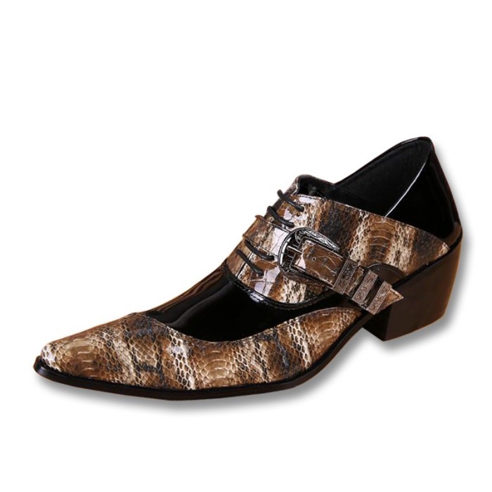 Mens Cheetah Print Dress Shoes Unleashing Wild Style