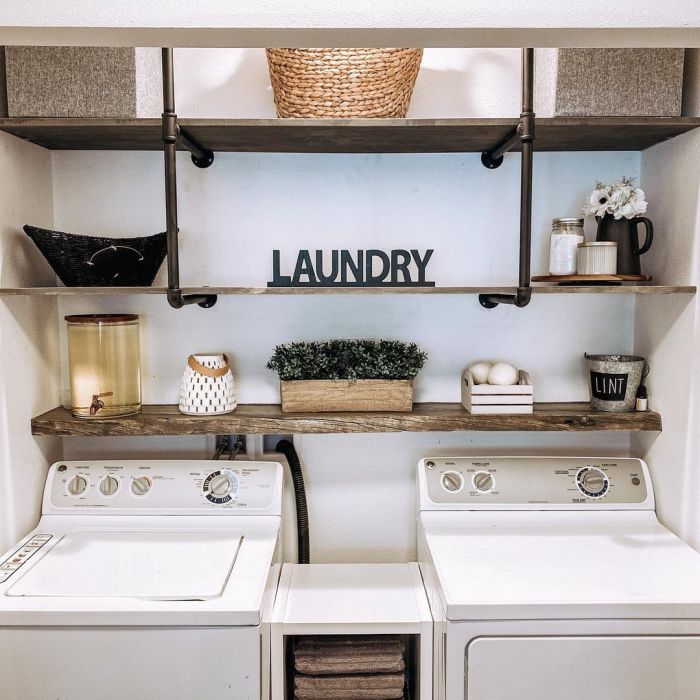 How to decorate laundry room